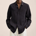 Linen Long Sleeve Shirt - Relaxed Smart Casual Essential