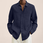 Linen Long Sleeve Shirt - Relaxed Smart Casual Essential