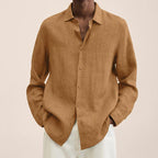 Linen Long Sleeve Shirt - Relaxed Smart Casual Essential