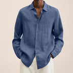 Linen Long Sleeve Shirt - Relaxed Smart Casual Essential