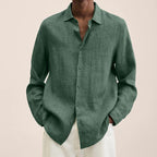 Linen Long Sleeve Shirt - Relaxed Smart Casual Essential