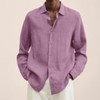 Linen Long Sleeve Shirt - Relaxed Smart Casual Essential