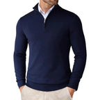 Half-Zip Knit Jumper - Timeless Smart Casual Layer