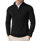 Half-Zip Knit Jumper - Timeless Smart Casual Layer