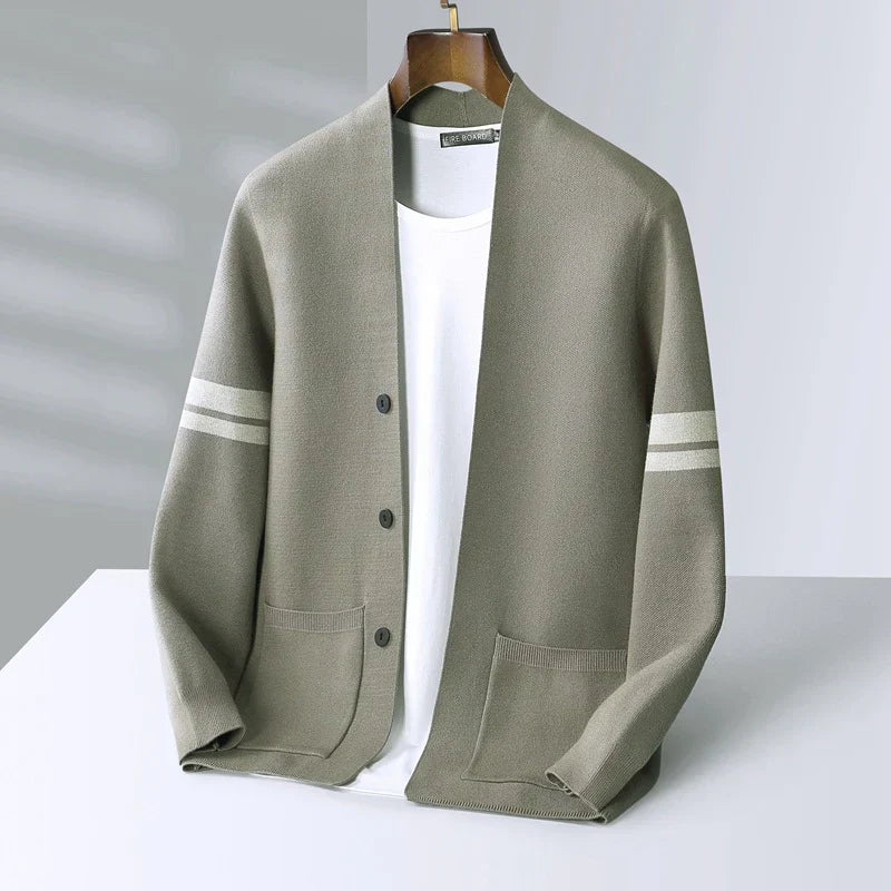 Merino Button Cardigan - Refined Layering Knit