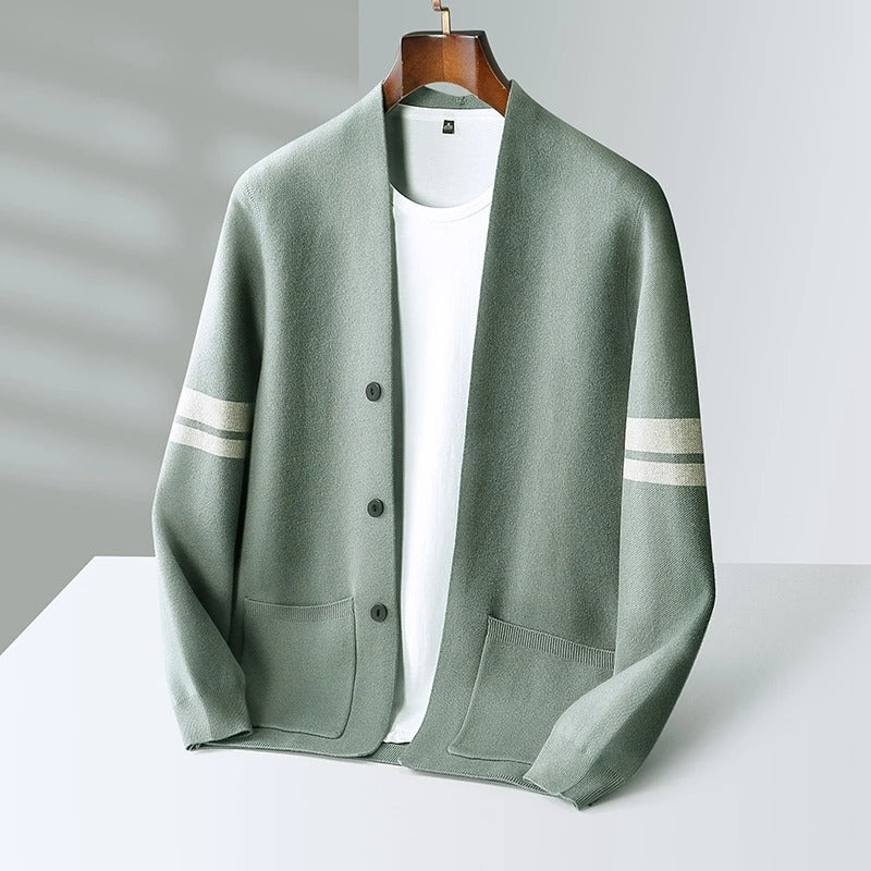 Merino Button Cardigan - Refined Layering Knit