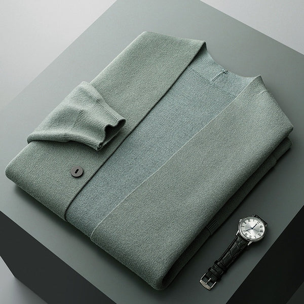 Merino Button Cardigan - Refined Layering Knit