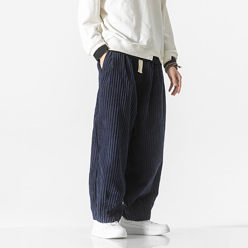Masaaki Elegant Comfort Corduroy Trousers – Smart Fit