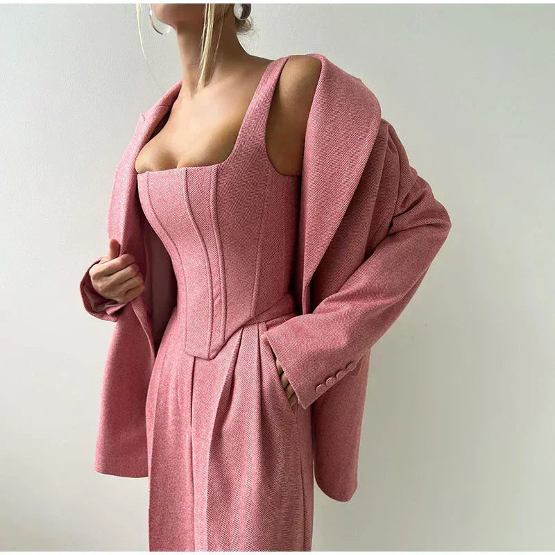 Timeless 3-Piece Suit – Elegant Tailored Set