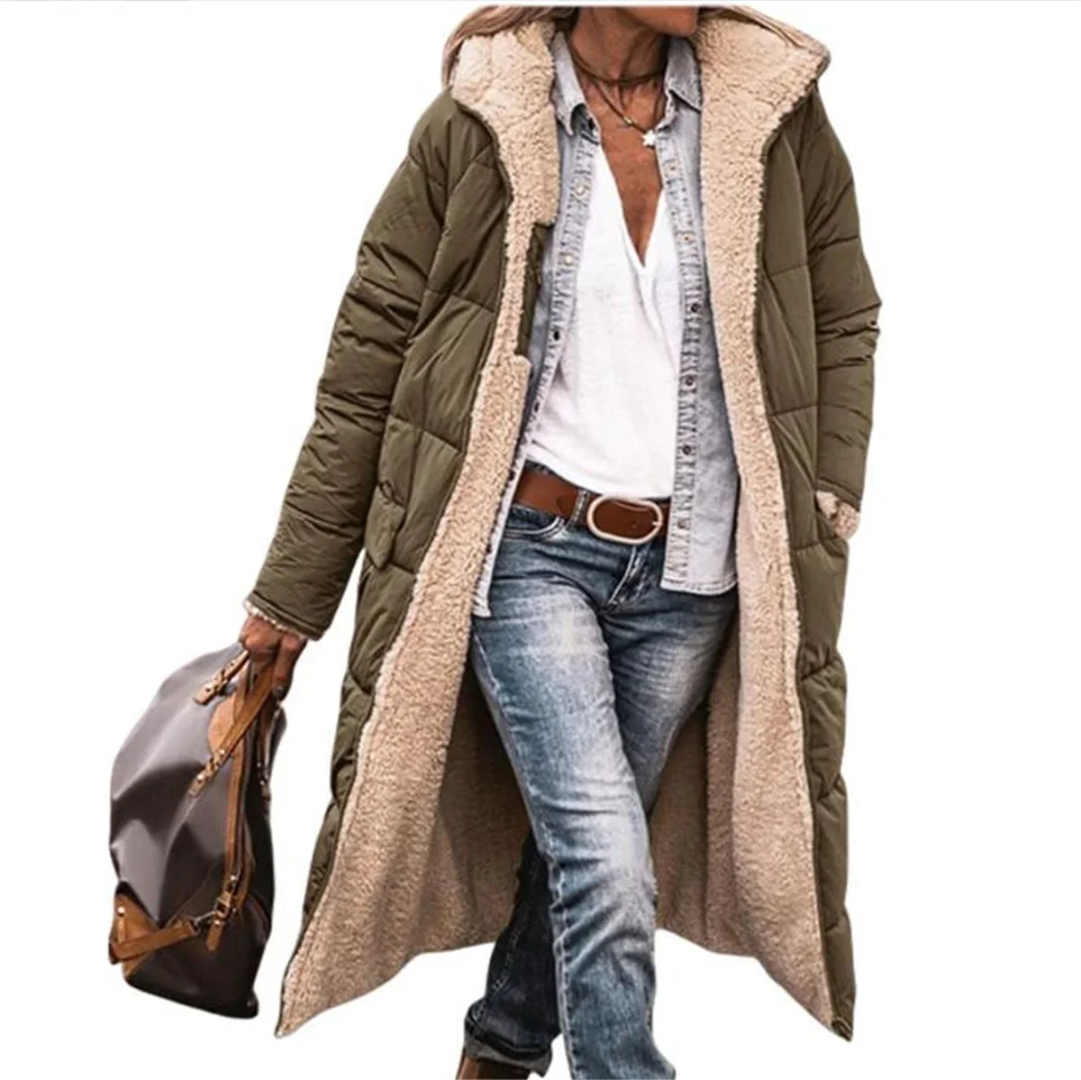 Jacinta | Women's Hooded Padded Jacket – Warm Winter Coat