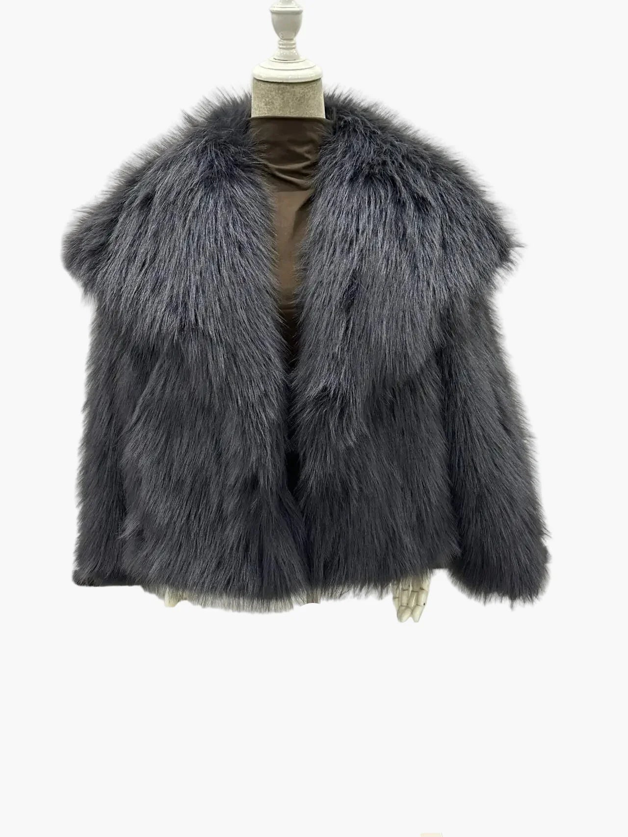Eliza | Women's Elegant Faux Fur Jacket – Stylish Occasion Winter Coat
