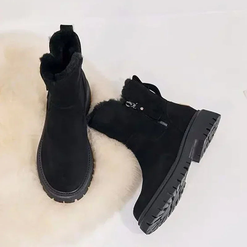 Haisley | Women's Fleece Lined Winter Boots – Warm & Cosy Snow Shoes
