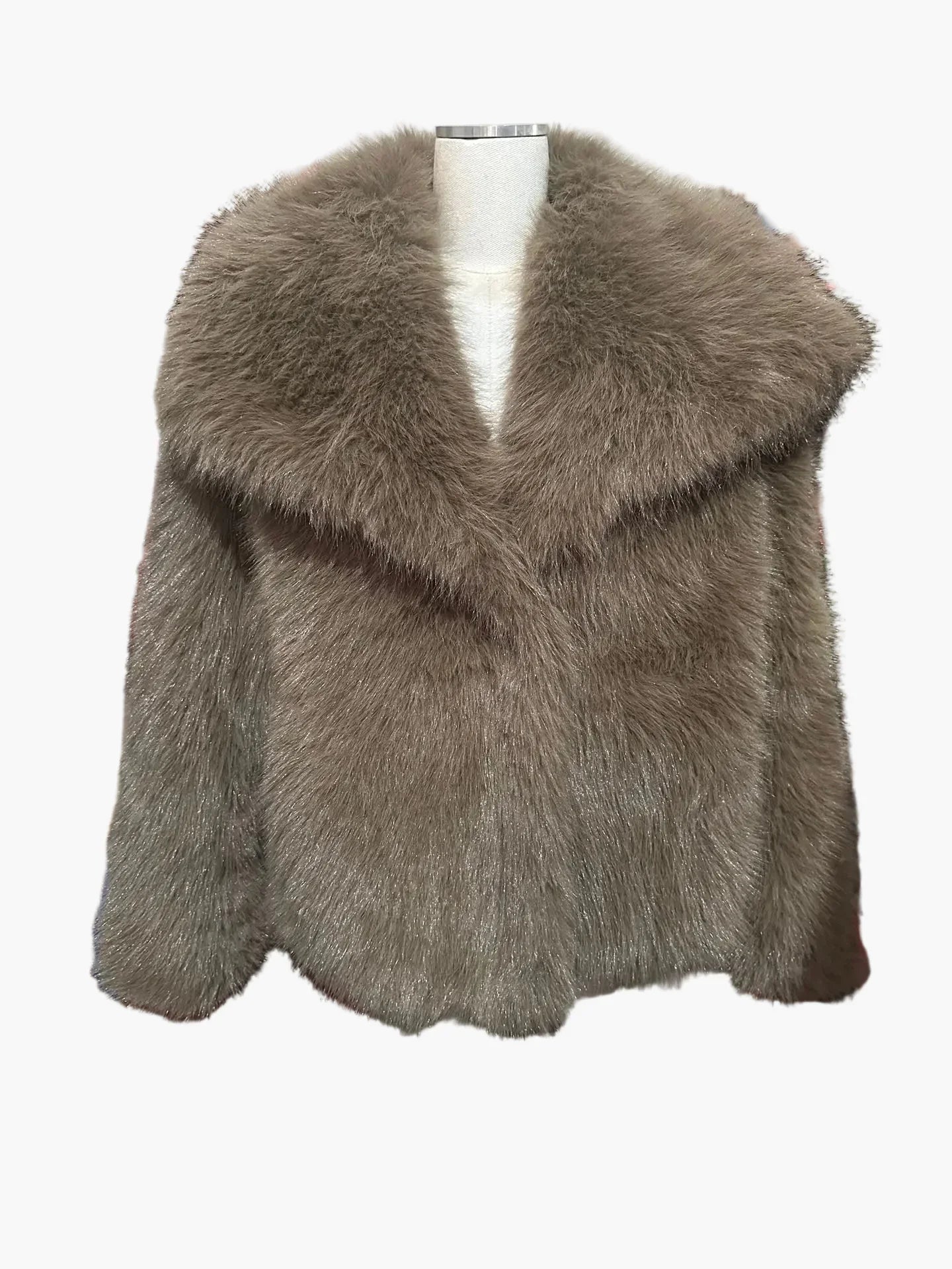 Eliza | Women's Elegant Faux Fur Jacket – Stylish Occasion Winter Coat