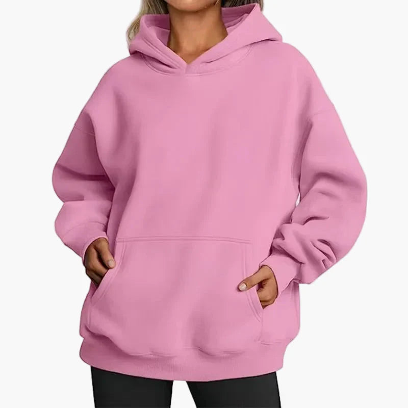 Lucy | Women's Oversized Hoodie – Basic Plain Sweatshirt