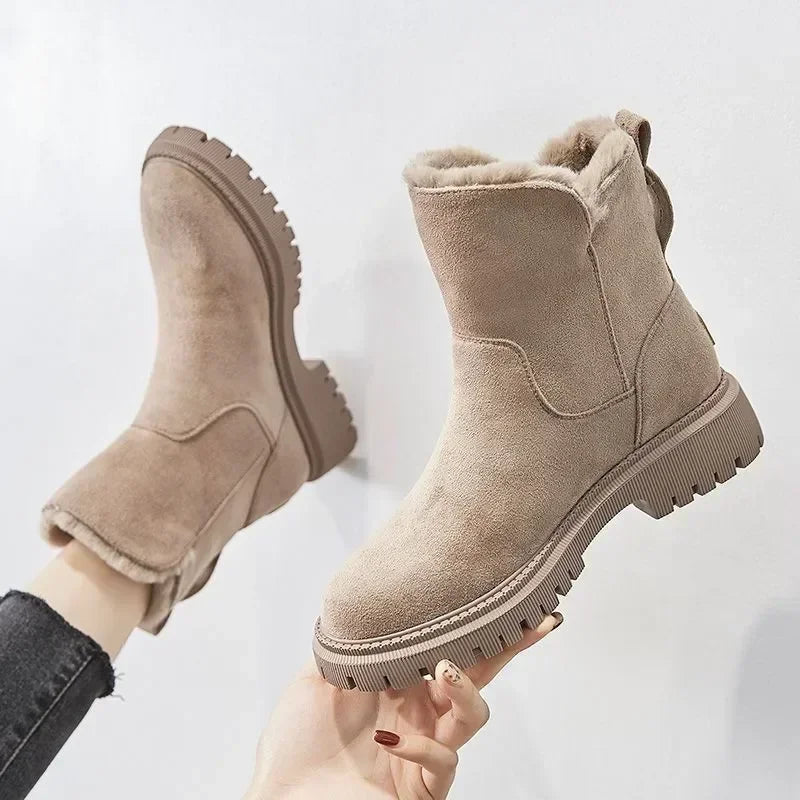 Haisley | Women's Fleece Lined Winter Boots – Warm & Cosy Snow Shoes