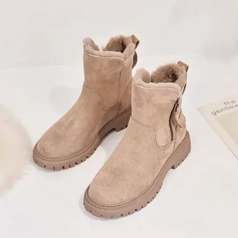 Haisley | Women's Fleece Lined Winter Boots – Warm & Cosy Snow Shoes