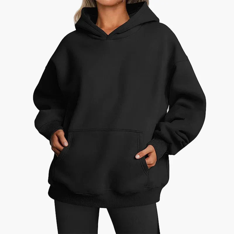 Lucy | Women's Oversized Hoodie – Basic Plain Sweatshirt