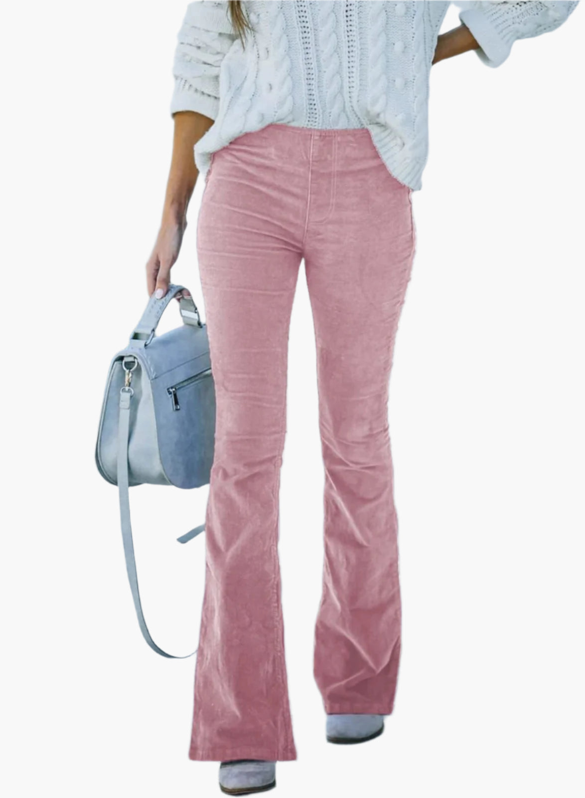 Phoebe | Women's High Waist Flare Trousers – Stylish Bell-Bottoms