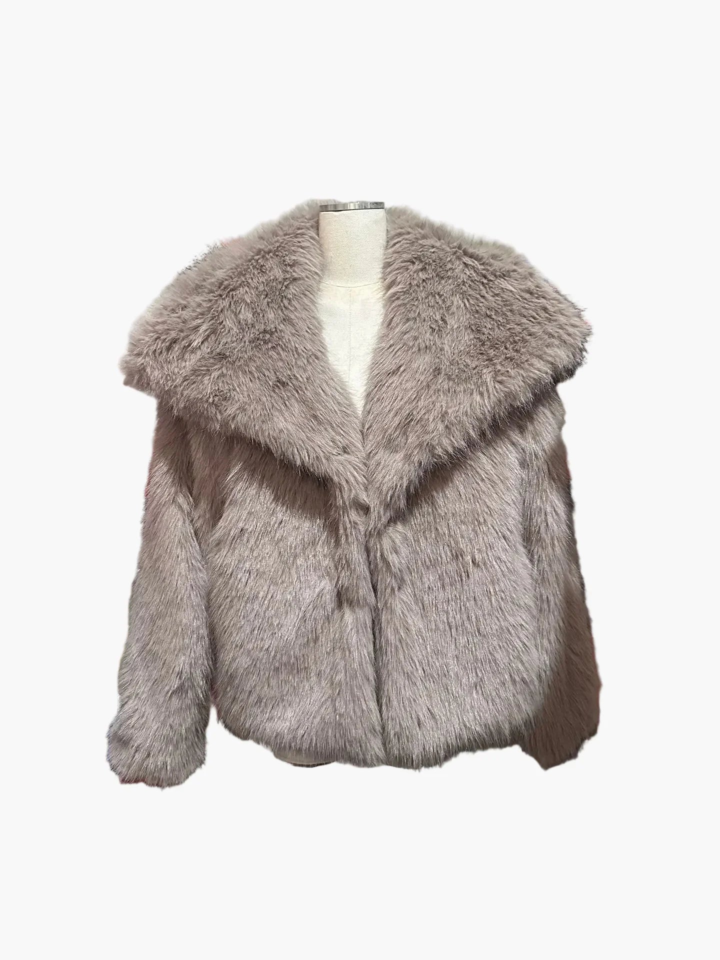 Eliza | Women's Elegant Faux Fur Jacket – Stylish Occasion Winter Coat