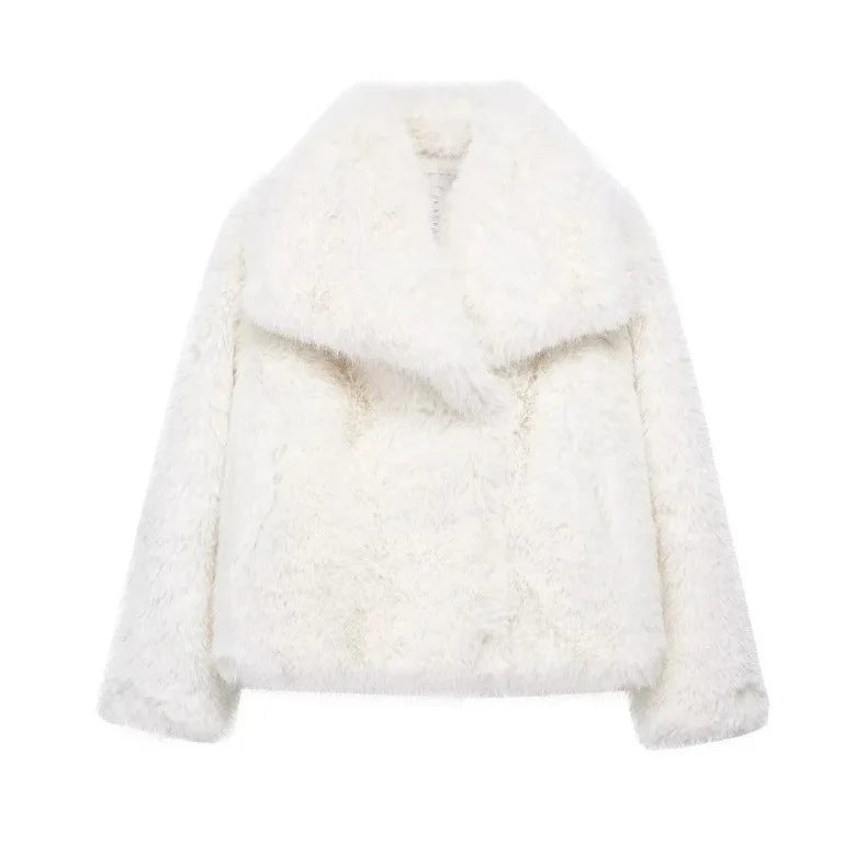 Eliza | Women's Elegant Faux Fur Jacket – Stylish Occasion Winter Coat