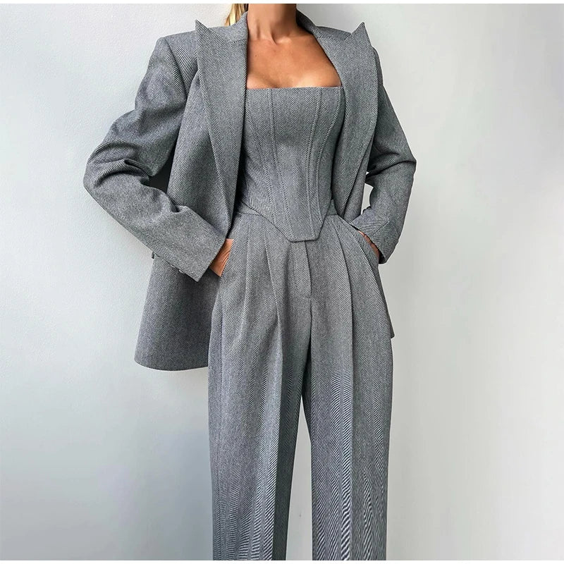 Timeless 3-Piece Suit – Elegant Tailored Set