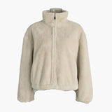 Ruby | Women's Teddy Fur Bomber Jacket – Stylish Winter Coat