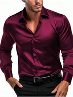 Silk Button Shirt - Refined Tailored Essential