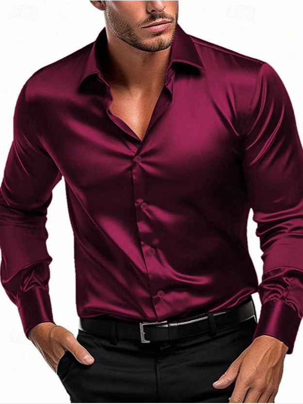 Silk Button Shirt - Refined Tailored Essential