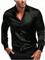 Silk Button Shirt - Refined Tailored Essential