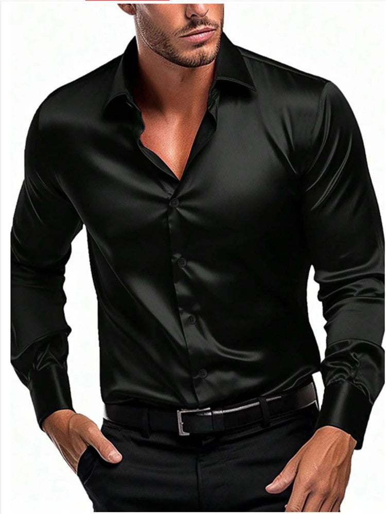 Silk Button Shirt - Refined Tailored Essential
