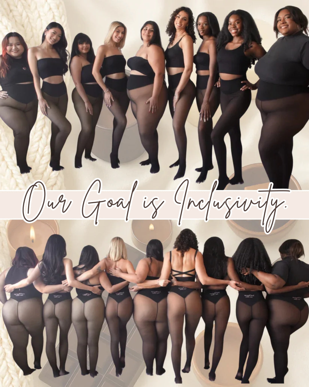 Transparent Warm Fleece Leggings