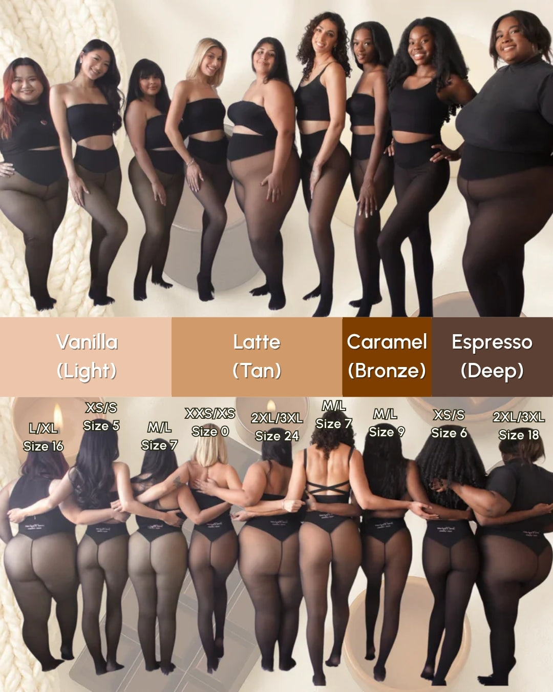 Transparent Warm Fleece Leggings