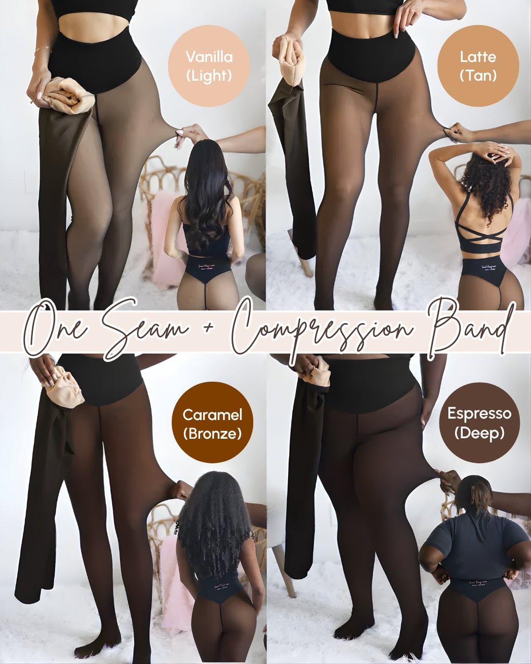 Transparent Warm Fleece Leggings