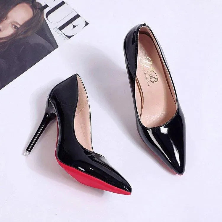 Stiletto Heel Pumps - Pointed Toe Court Heels for Occasion Wear and Smart Casual Evening Styling