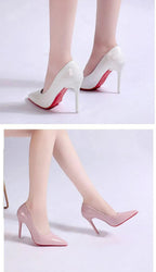 Stiletto Heel Pumps - Pointed Toe Court Heels for Occasion Wear and Smart Casual Evening Styling