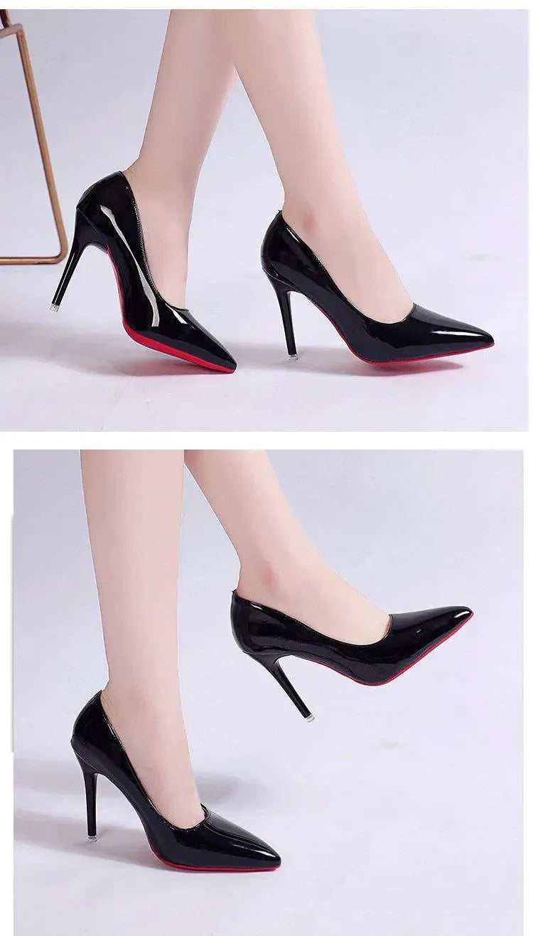 Stiletto Heel Pumps - Pointed Toe Court Heels for Occasion Wear and Smart Casual Evening Styling