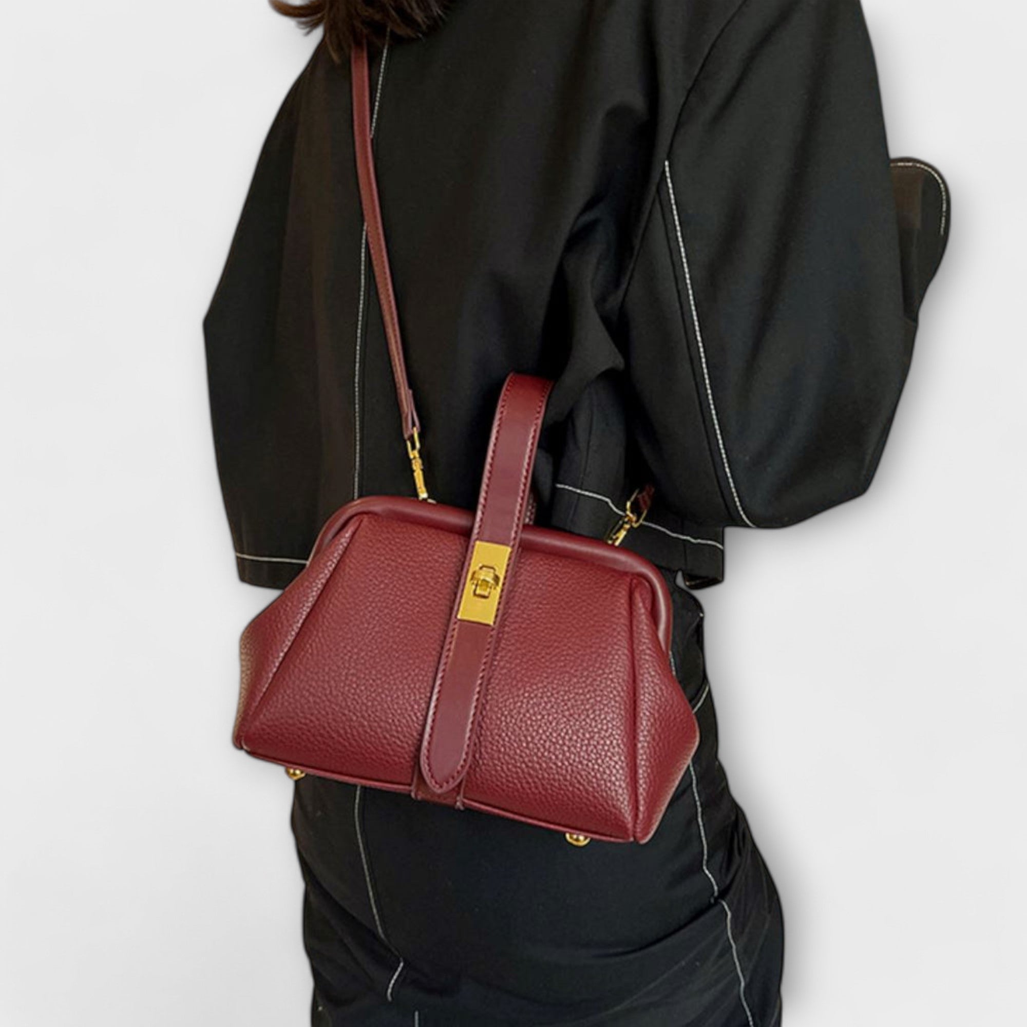 Structured Mini Handbag - Refined Everyday Crossbody Style