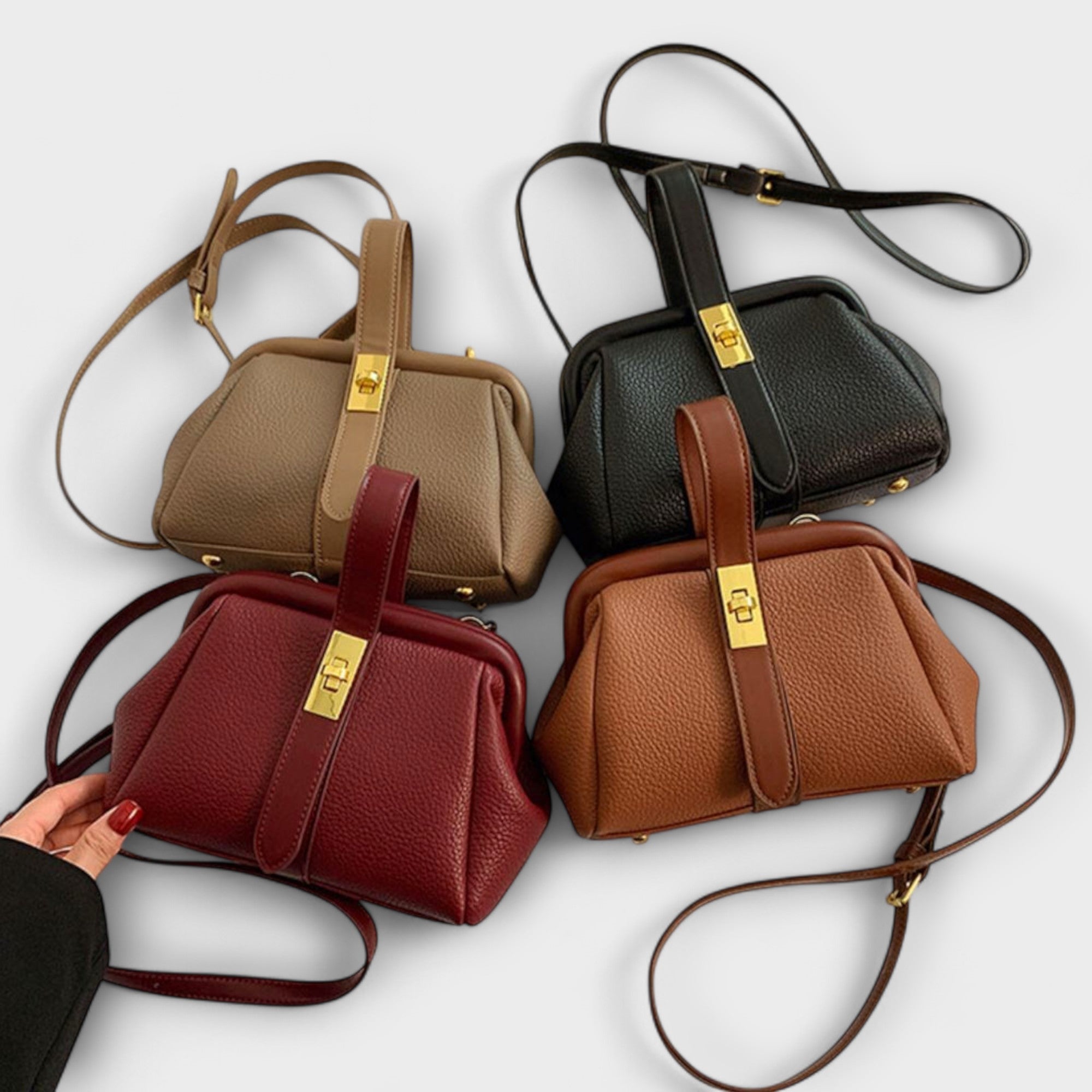 Structured Mini Handbag - Refined Everyday Crossbody Style