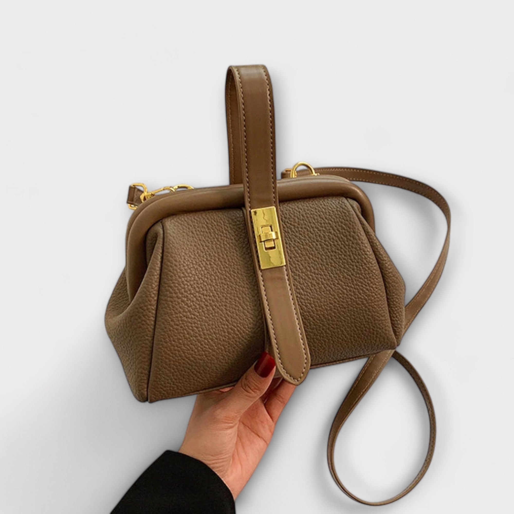 Structured Mini Handbag - Refined Everyday Crossbody Style