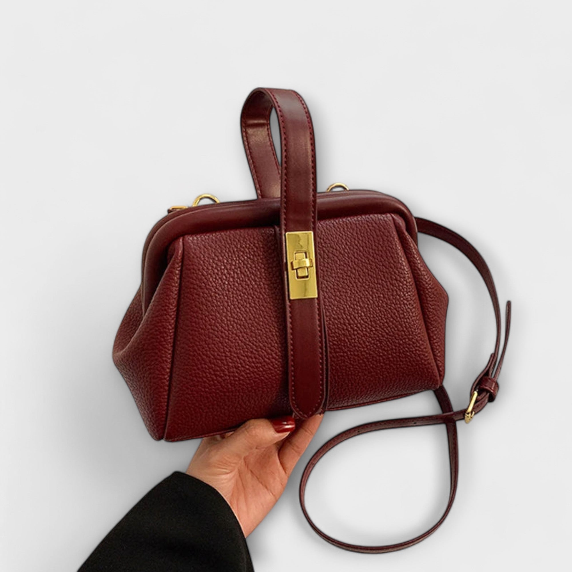 Structured Mini Handbag - Refined Everyday Crossbody Style