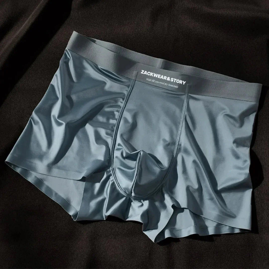 Men’s Silk Satin Boxer – Stretchy Comfortable Fit