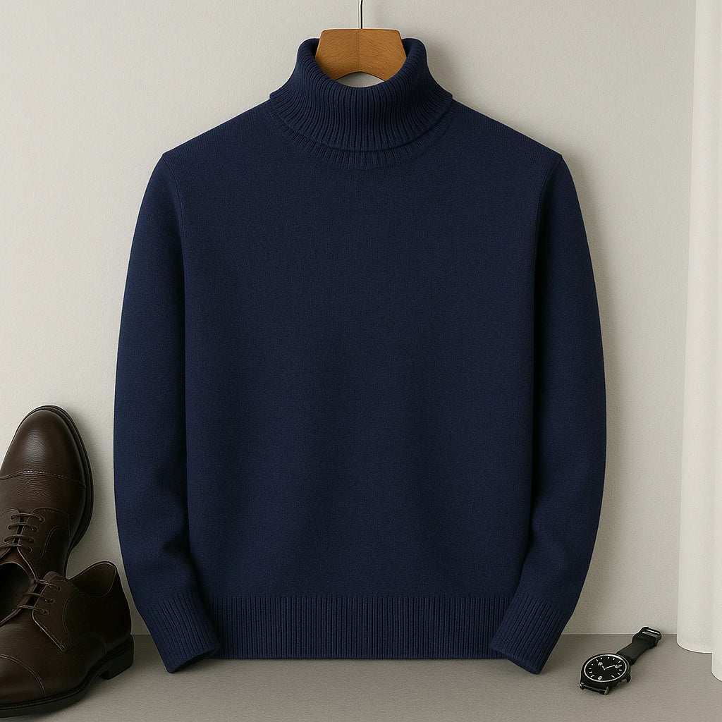 Roll Neck Jumper for Men – Soft Luxury Knit