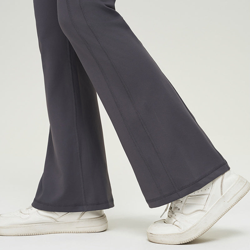 Charlotte | Women's Figure Enhancing Flared Trousers – Zip Fastening