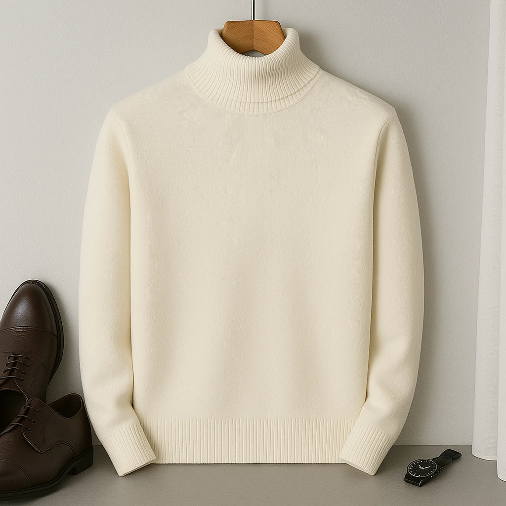 Roll Neck Jumper for Men – Soft Luxury Knit