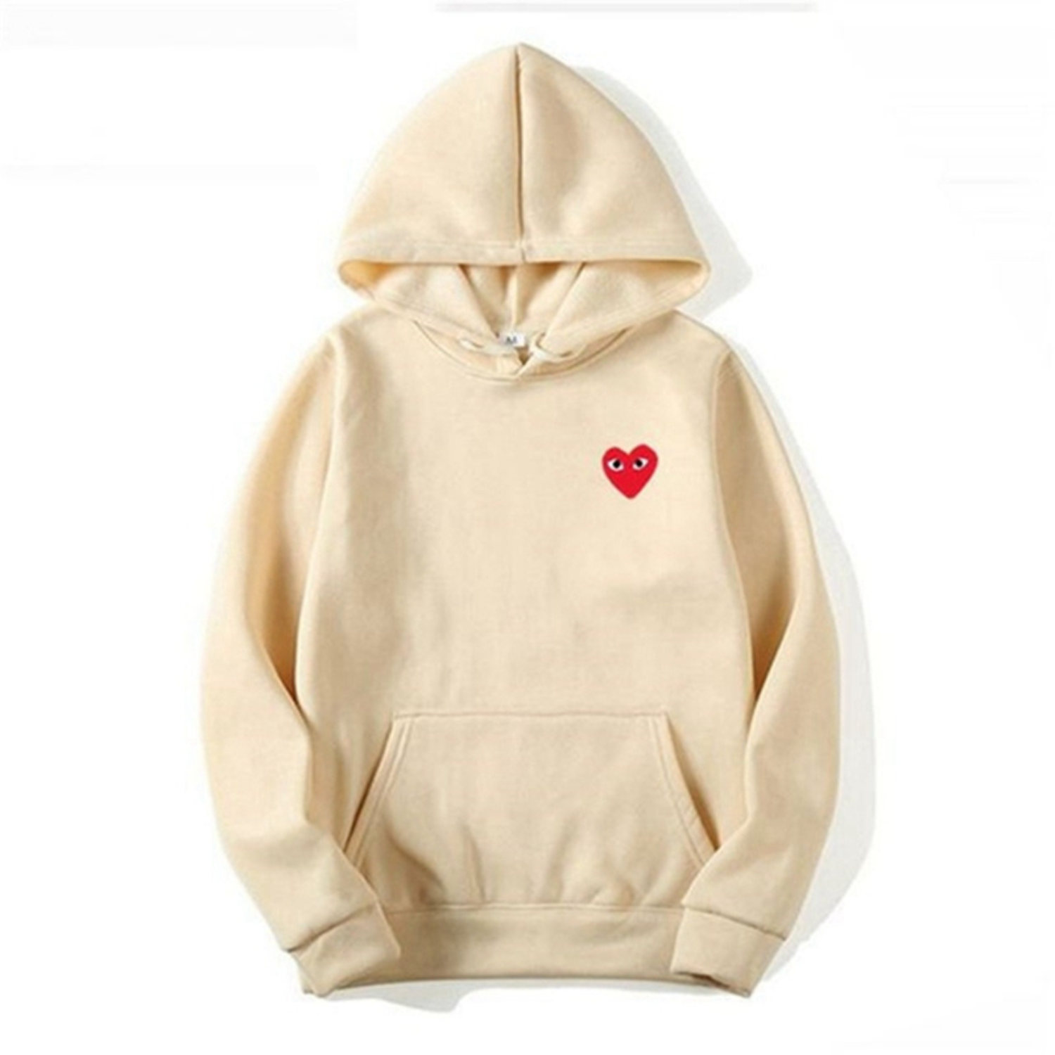 Women’s Heart Pattern Hoodie – Casual Cute Style