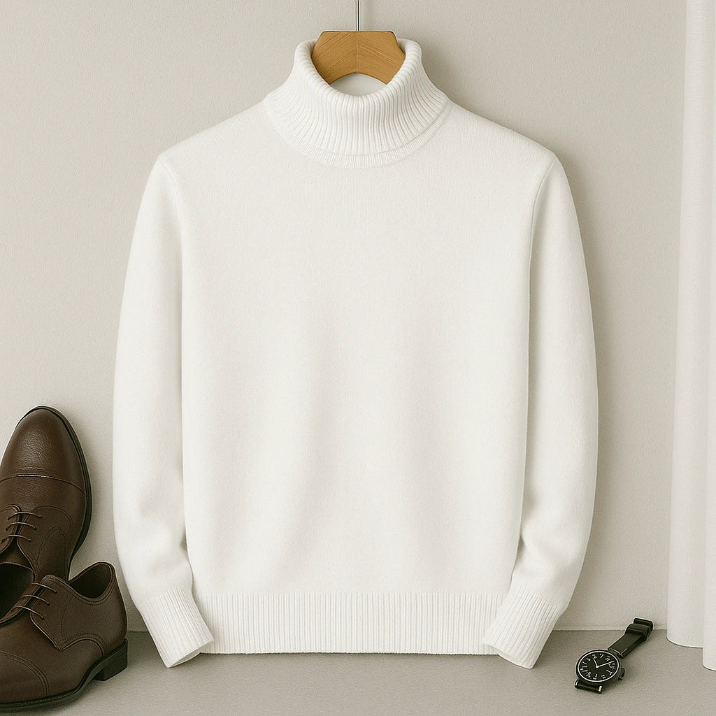 Roll Neck Jumper for Men – Soft Luxury Knit