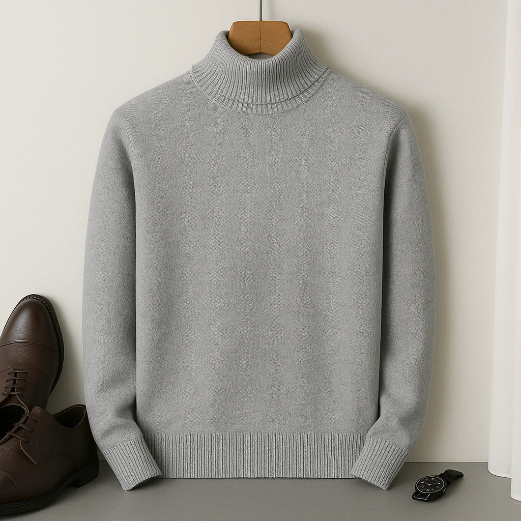 Roll Neck Jumper for Men – Soft Luxury Knit