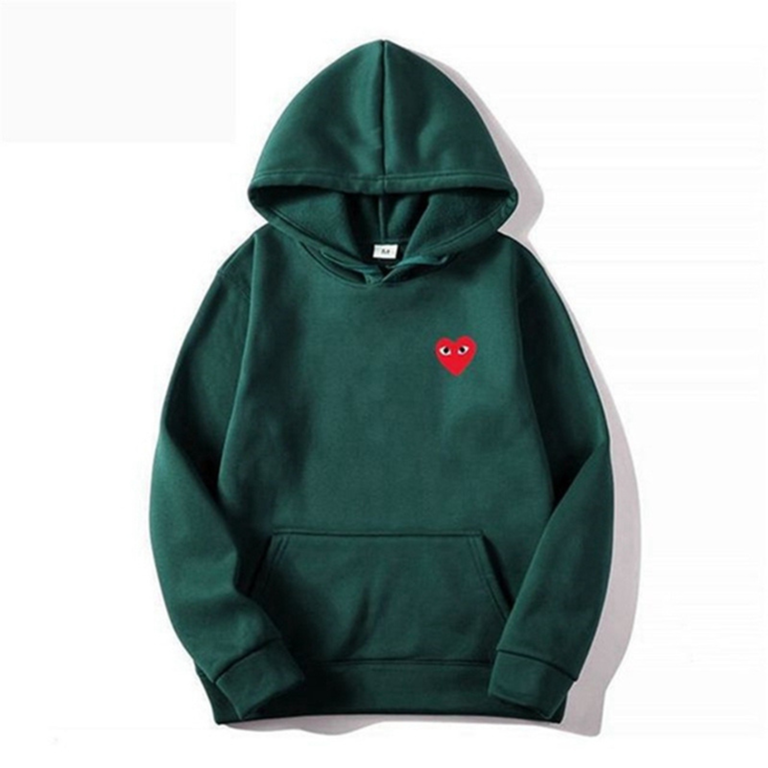 Women’s Heart Pattern Hoodie – Casual Cute Style