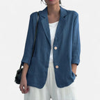 Tailored Two-Button Blazer - Structured Everyday Elegance