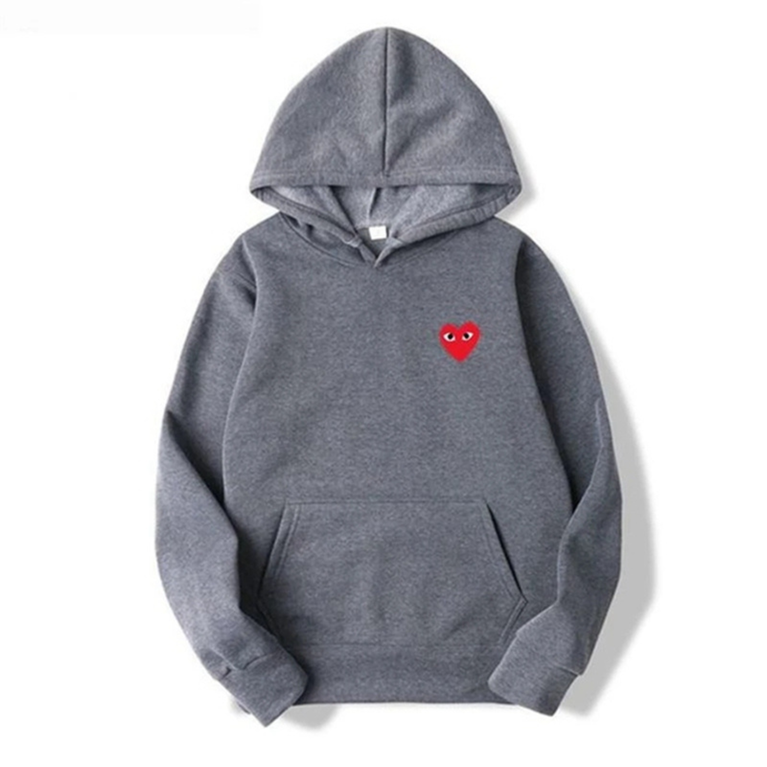 Women’s Heart Pattern Hoodie – Casual Cute Style